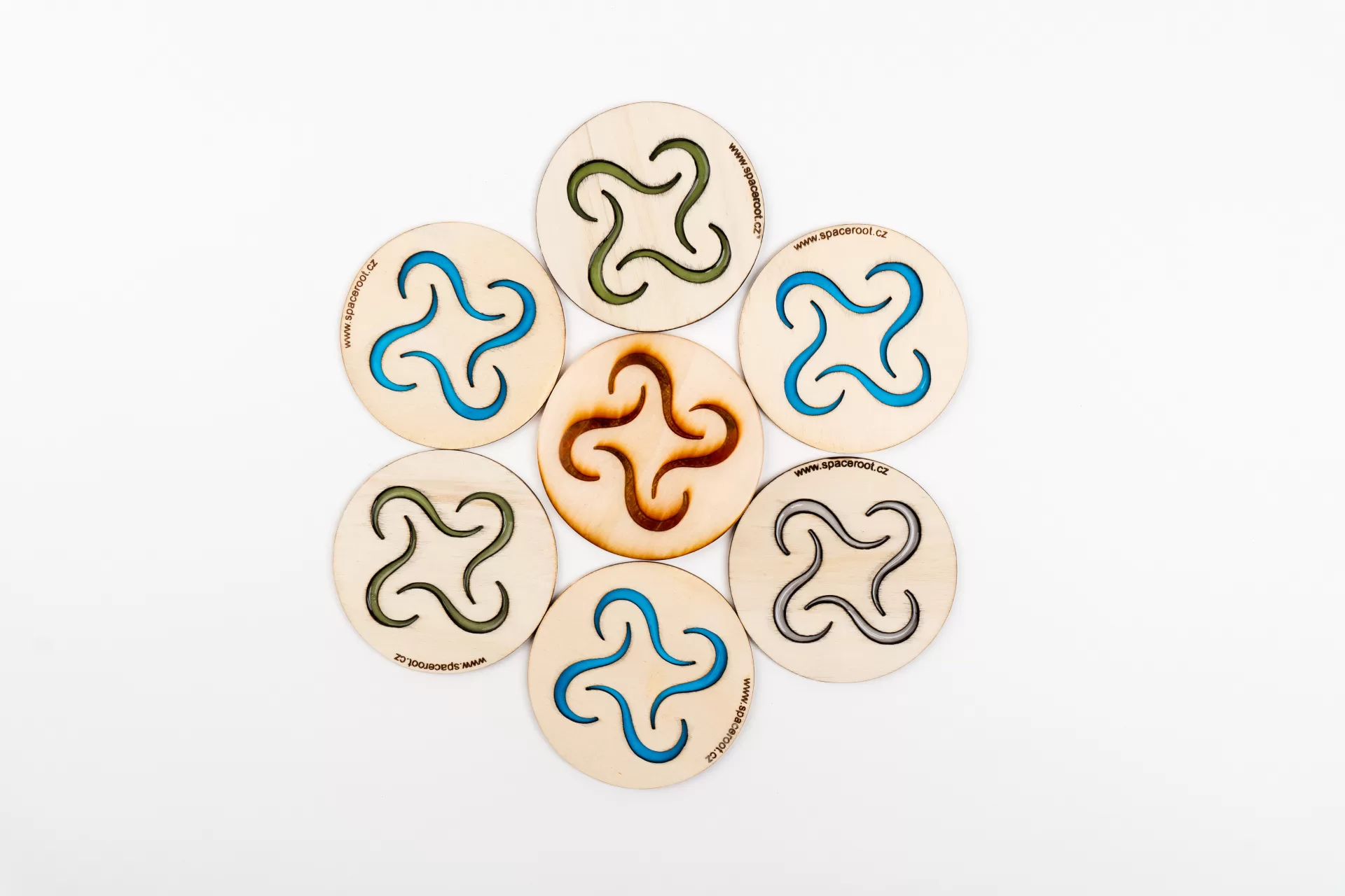 Laser - Epoxidové podtácky - Space Root