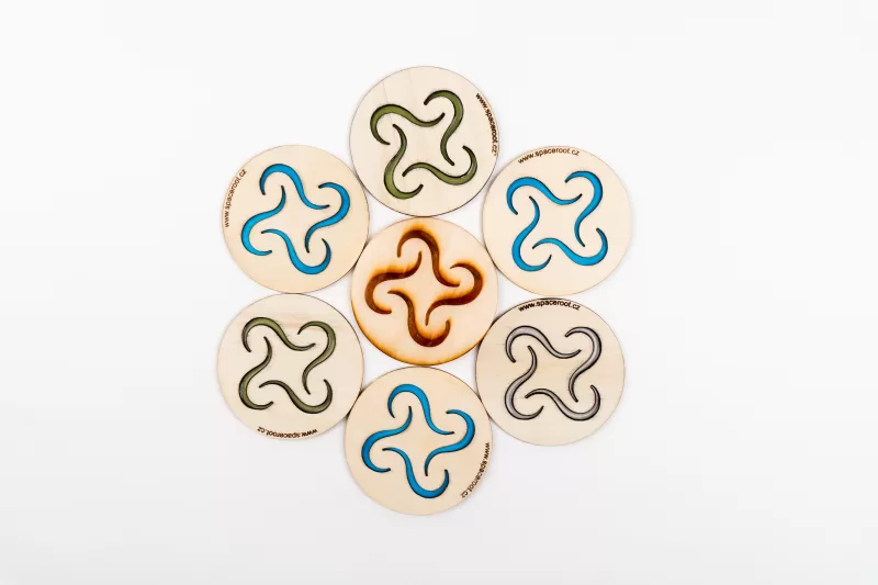 Laser - Epoxidové podtácky - Space Root