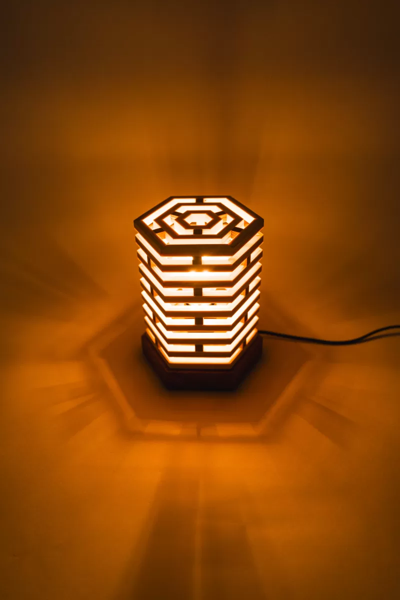 Stolní lampička - Tria Chin - Stínové efekty - Space Root - 2