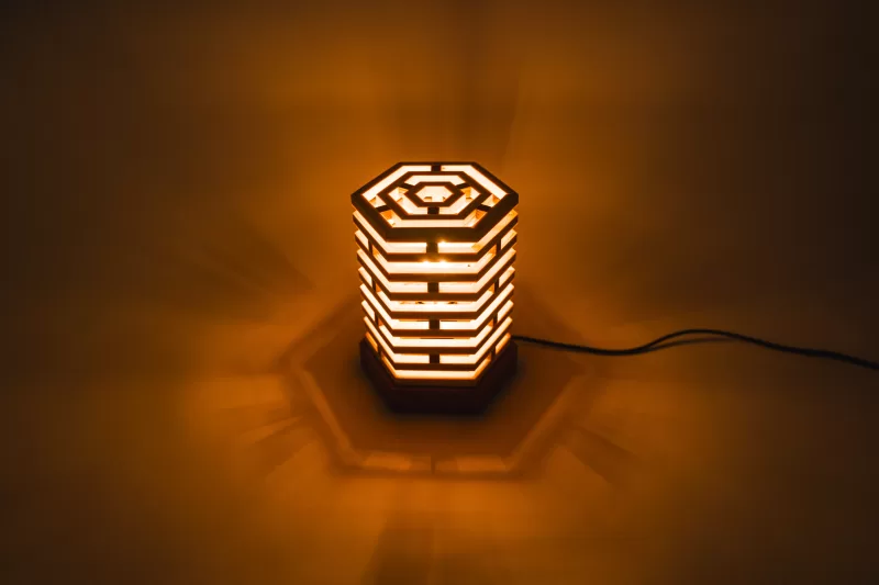 Stolní lampička - Tria Chin - Stínové efekty - Space Root - 3