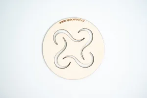 Dřevěný podtácek - Space root - prořezaný