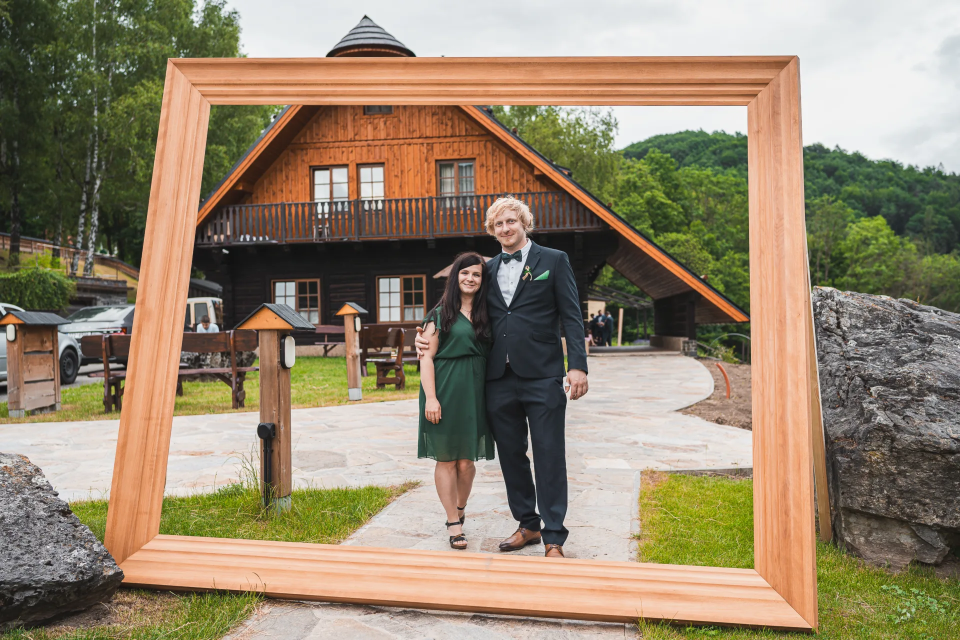 Fotokoutek Space root - velký rám 1