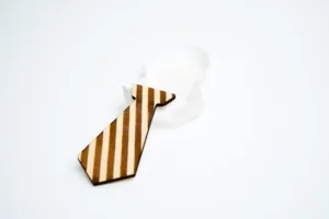 Kravata Space root - Preno s bílou gumičkou - pruhovaná_světlá