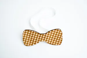 Motýlek Space root - Preno - s bílou gumičkou - světlý 1