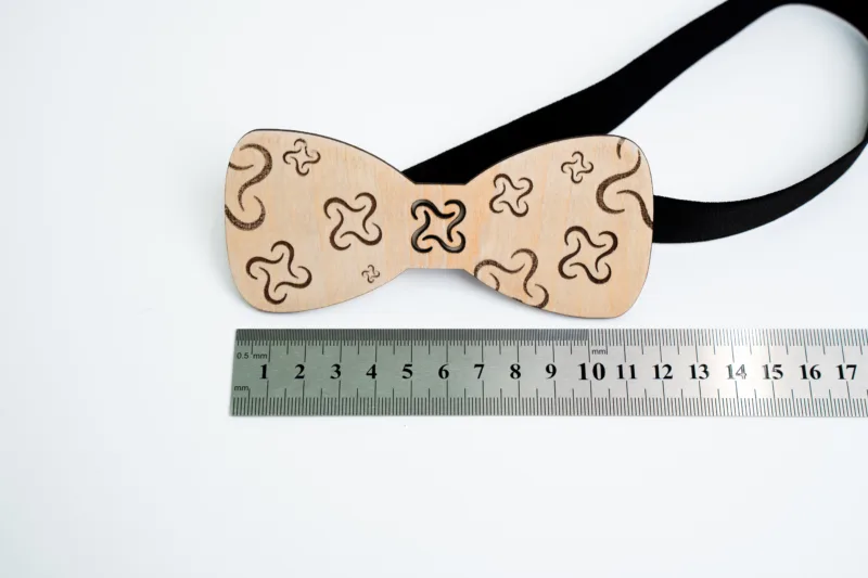 Motýlek Space root - rozměr