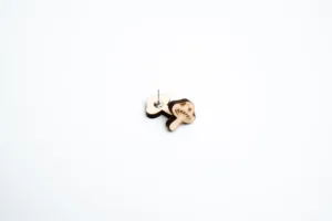 Náušnice - Space root - houbičky