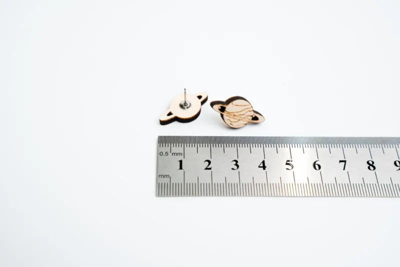 Náušnice - Space root - planety - s rozměrem