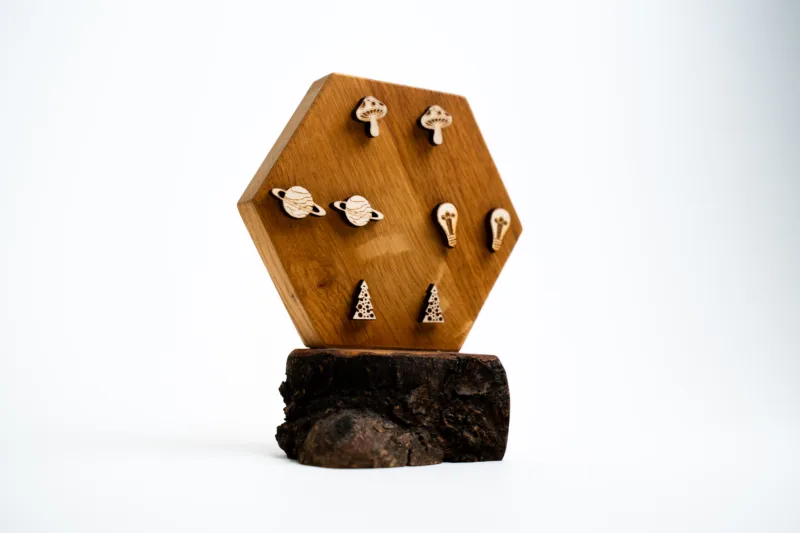 Stojan na náušnice - Space root - Oliver 4