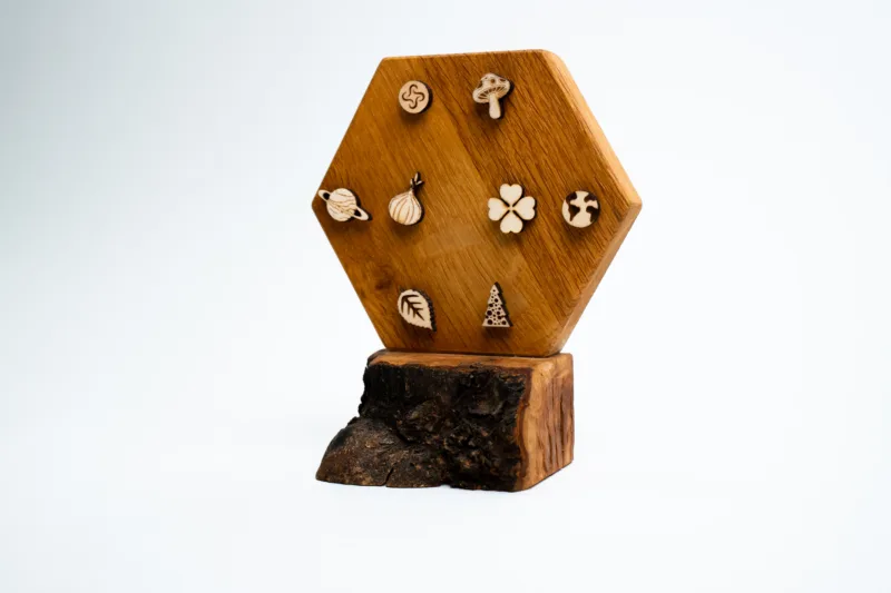 Stojan na náušnice - Space root - Oliver 6