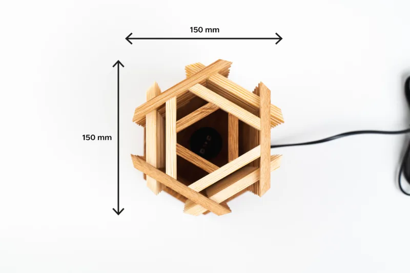 Stolní lampička - Tria Costa - rozměry z vrchu