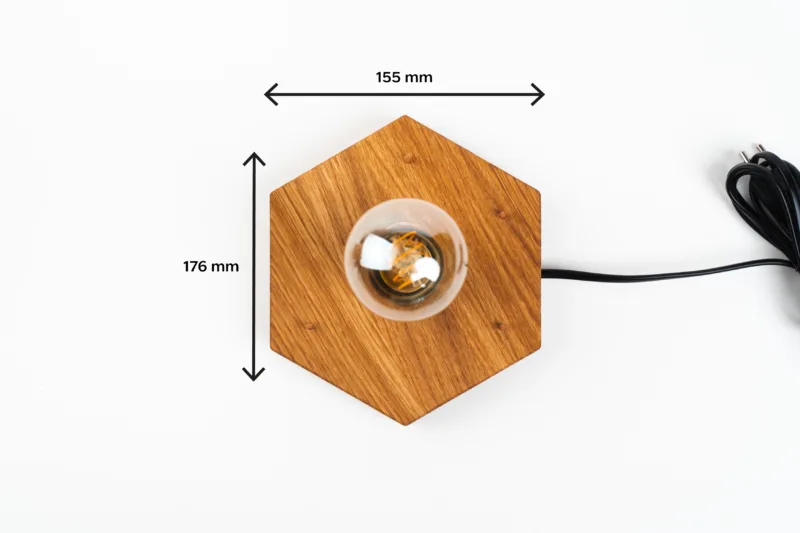Stolní lampička - Tria Soria - rozměry podstavec