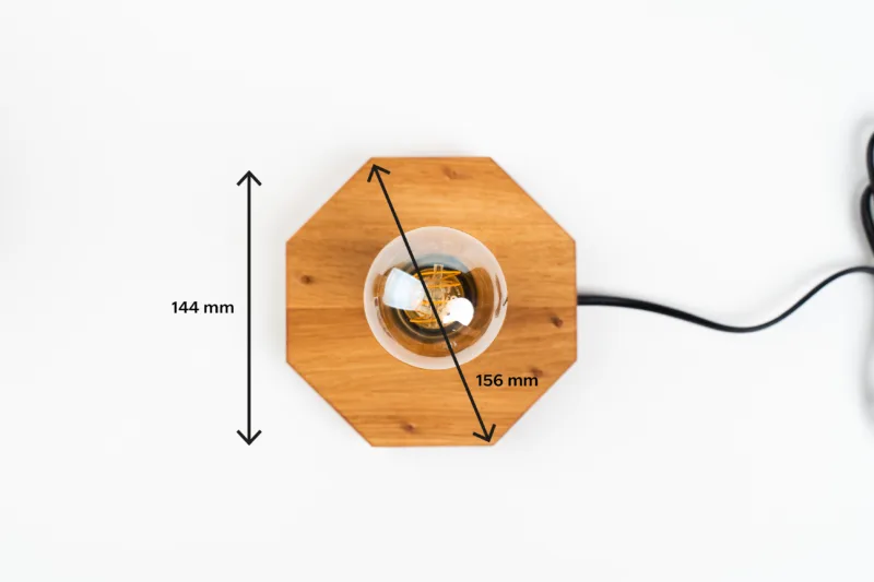 Stolní lampička - Tria Tympa - rozměry podstavec