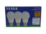 krabička - LED žárovka Tesla BULB E27 - Balení 3ks - 9W, teplá bílá