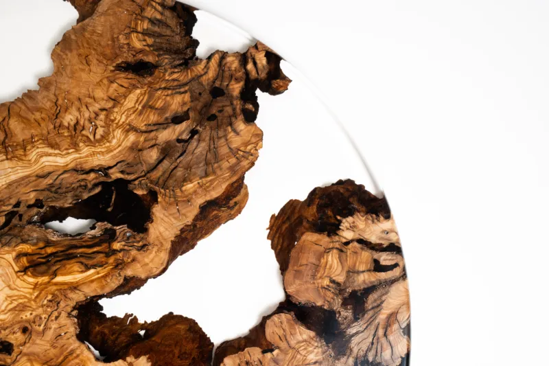 Oliv Auris 60cm - detail stolové desky