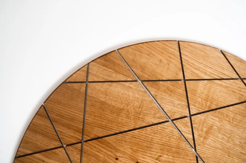 Stolová deska - Line Nexus - Dub, epoxid 60cm - Detail hrany