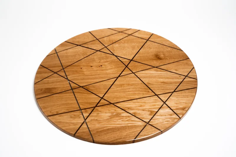 Stolová deska - Line Nexus - Dub, epoxid 60cm - Zepředu