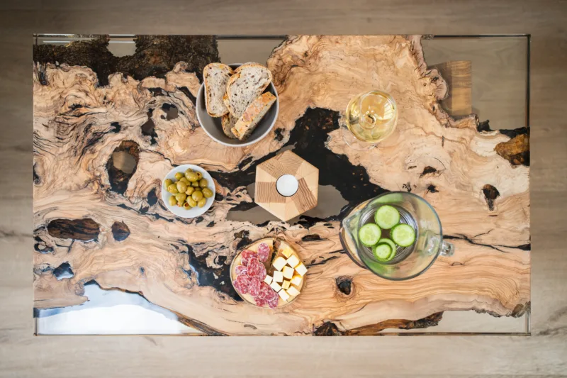 Konferenční stůl Bon Zeisario - interiér deska celek shora