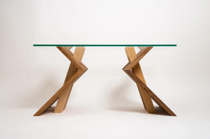 Podnož pro konferenční stůl Space root - Borne Zeis - Dub a jasan