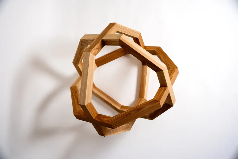 Podnož Space root - Borne Tao - Jasanové dřevo - pohled shora