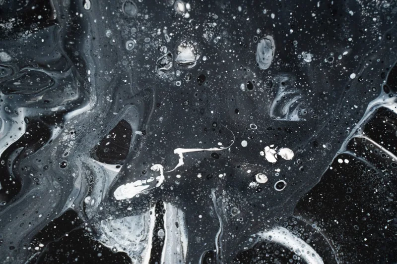 Stolová deska Lume Umbra s akrylovým povrchem pohled zblízka