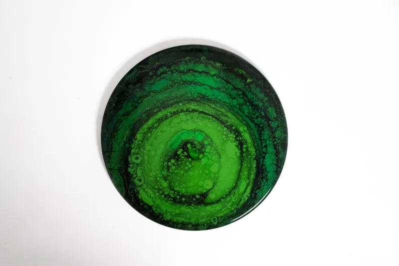 Stolová deska Lume Vorte průměr 60 cm pohled shora